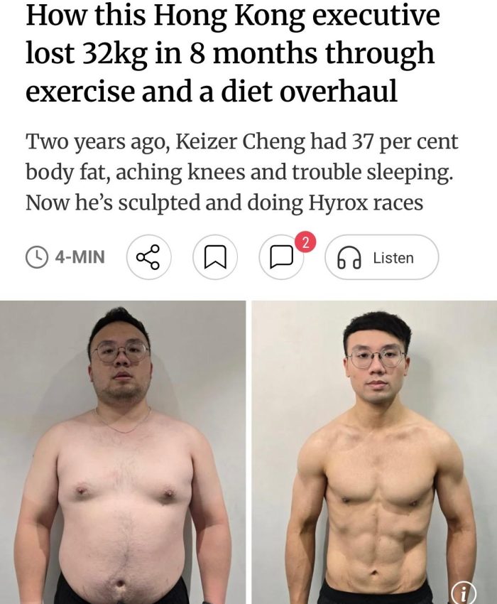 How this Hong Kong executive lost 32kg in 8 months through exercise and a diet overhaul