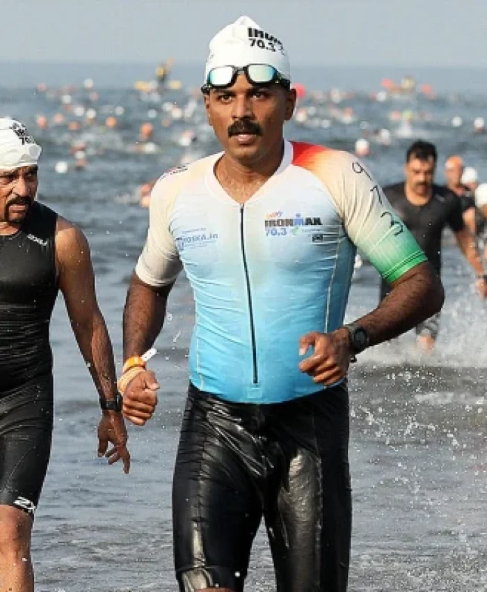 After cancer diagnosis at 35 and rapid weight gain, survivor fights to claim first Ironman