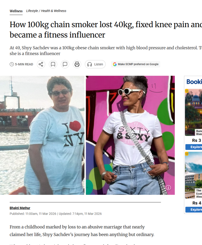 How 100kg chain smoker lost 40kg, fixed knee pain and became a fitness influencer